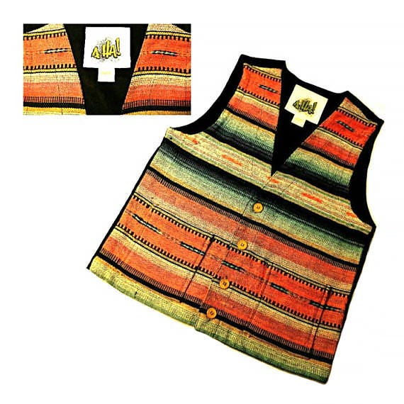 Men's Vest- Nepal Vest- Indian Vest- Ethnic Hippi… - image 5