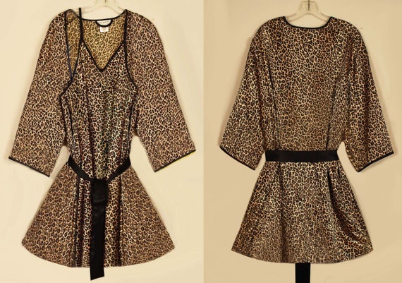 Womens Leopard Pajamas- Leopard Pajama Set- Leopa… - image 5