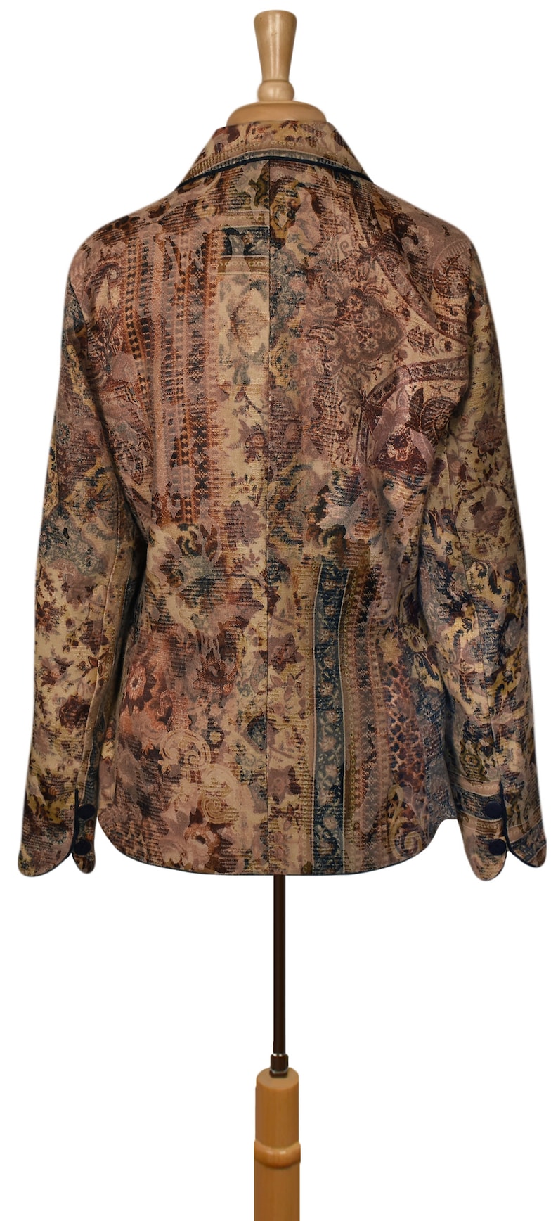 Womens Tapestry Jacket Hippie Jacket Boho Jacket Floral Etsy