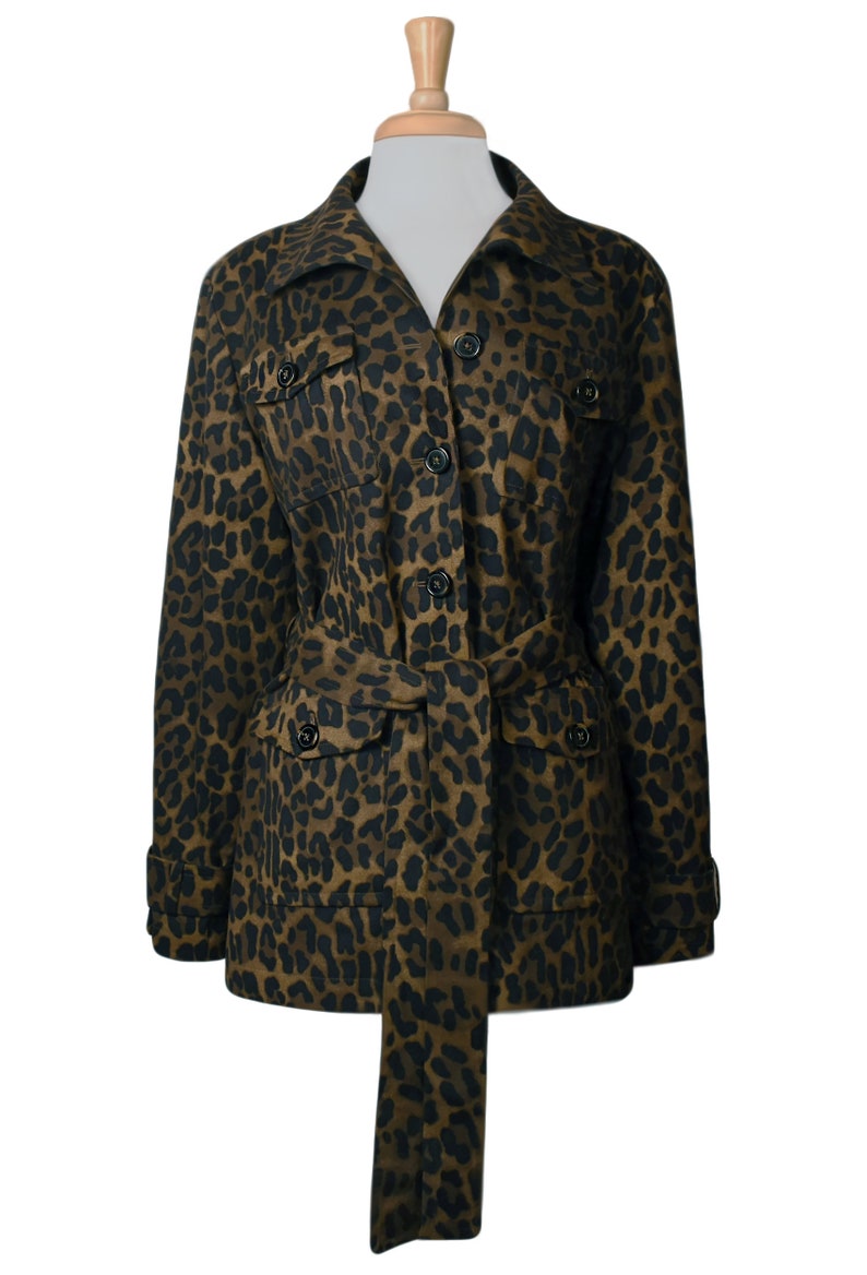 Women's Jacket Leopard Jacket Leopard Print Jacket Etsy