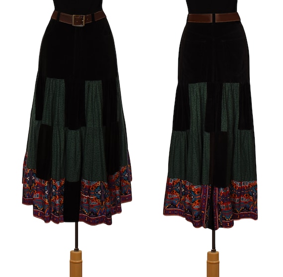 Womens Skirt- Long Skirt- Boho Skirt- Tribal Skir… - image 5