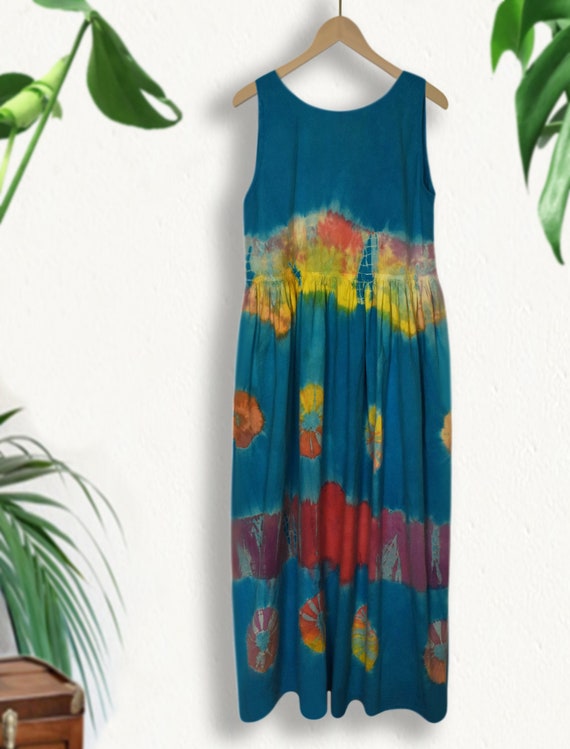 Women's Tie Dye Dress- Summer Dress- Boho Hippie … - image 5