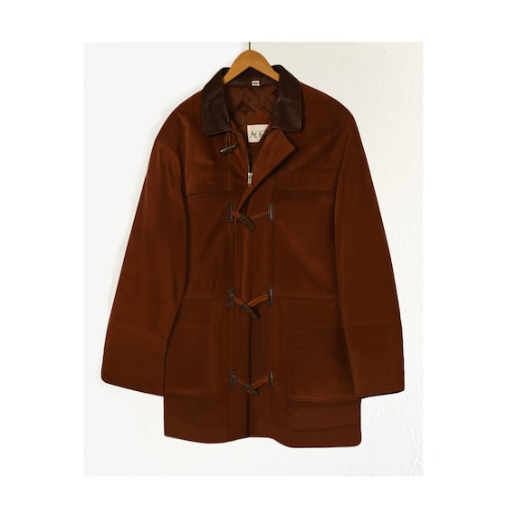 Leather Jacket Men- Winter Coat- Brown Leather Jac