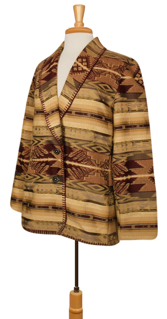 Tapestry Jacket- Tribal Jacket- Tapestry Coat- Et… - image 9
