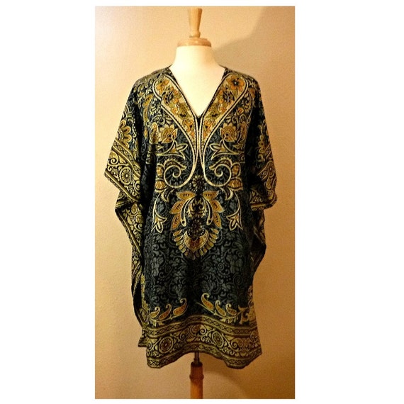 Vintage Kaftan Dress- Short Kaftan Dress- Womens … - image 4