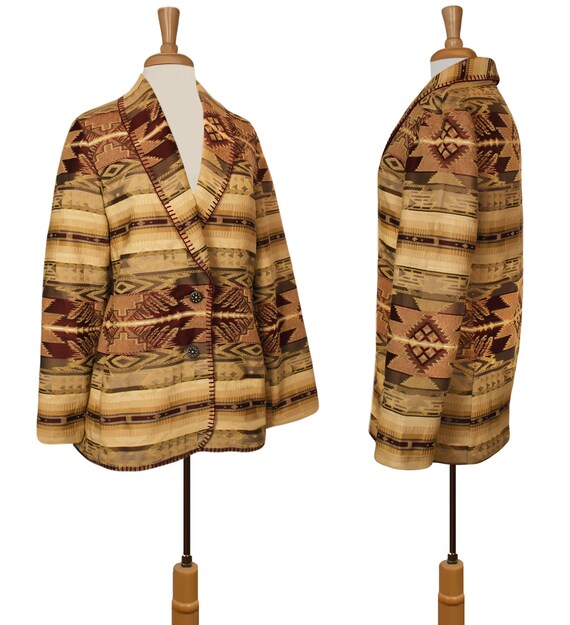 Tapestry Jacket- Tribal Jacket- Tapestry Coat- Et… - image 5