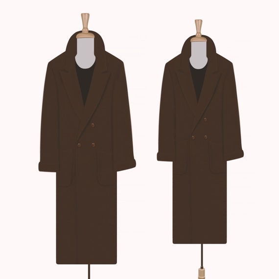 Women's Wool Coat- Womens Winter Coat- Long Wool C