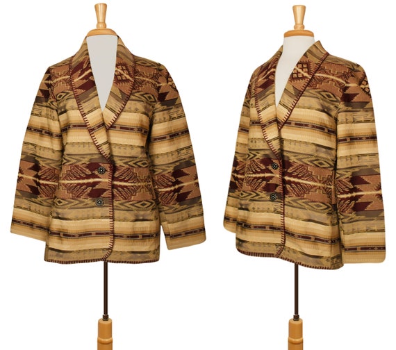 Tapestry Jacket- Tribal Jacket- Tapestry Coat- Et… - image 3