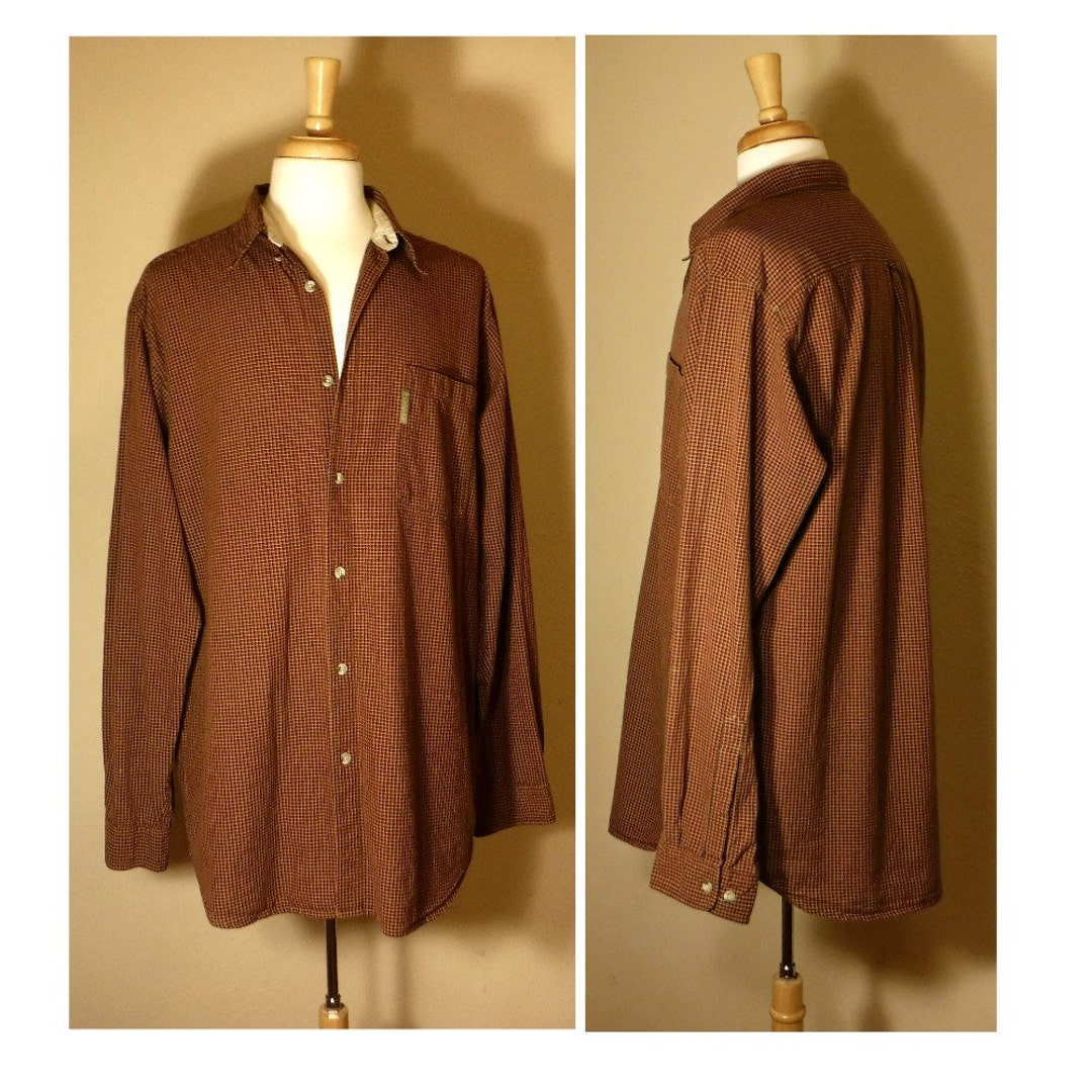 Mens XL Tall Shirt Button up Shirt Long Sleeve Shirt Etsy