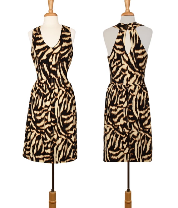 Leopard Dress- Halter Dress- Leopard Print Dress-… - image 8