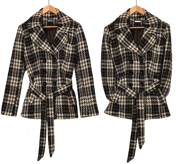 Women's Wool Jacket- Belted Jacket- Belted Coat- … - image 4