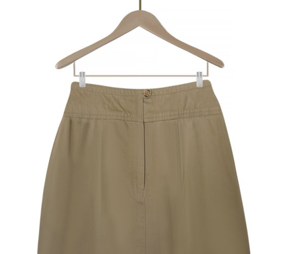 Women's Khaki Skirt- Cargo Skirt- High Waisted Sk… - image 5