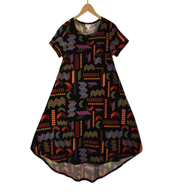 lularoe black dress Riley Midi Dress  lularoe