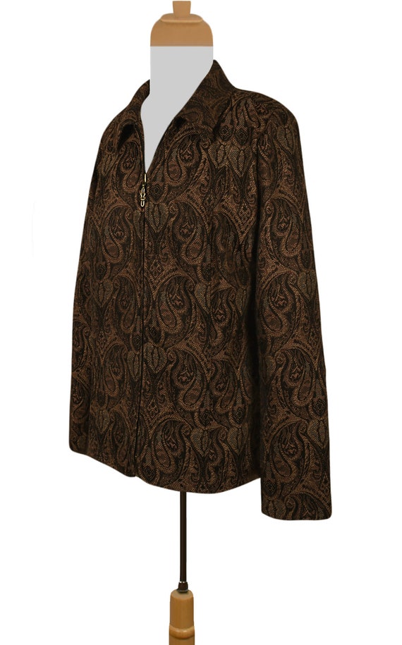 Christopher Banks Jacket- Vintage Tapestry Coat- … - image 5