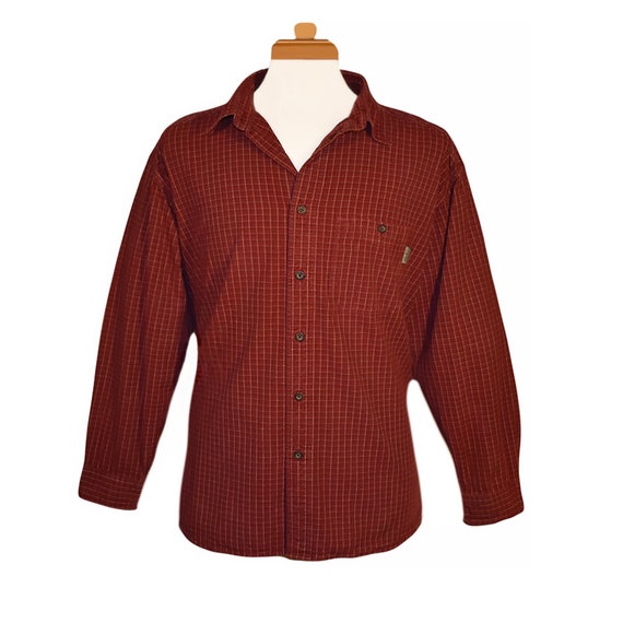 Mens Flannel Shirt Red Flannel Shirt Woolrich Shirt Long Etsy etsy