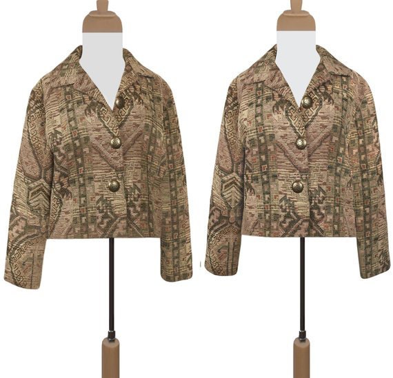 Tapestry Jacket- Tapestry Coat- Tribal Jacket- Hi… - image 3