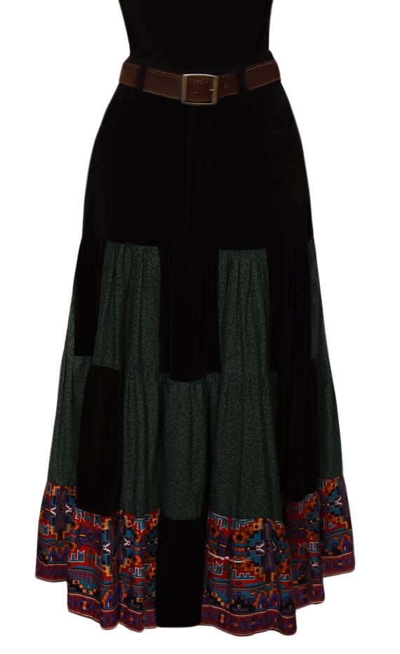 Womens Skirt- Long Skirt- Boho Skirt- Tribal Skir… - image 4