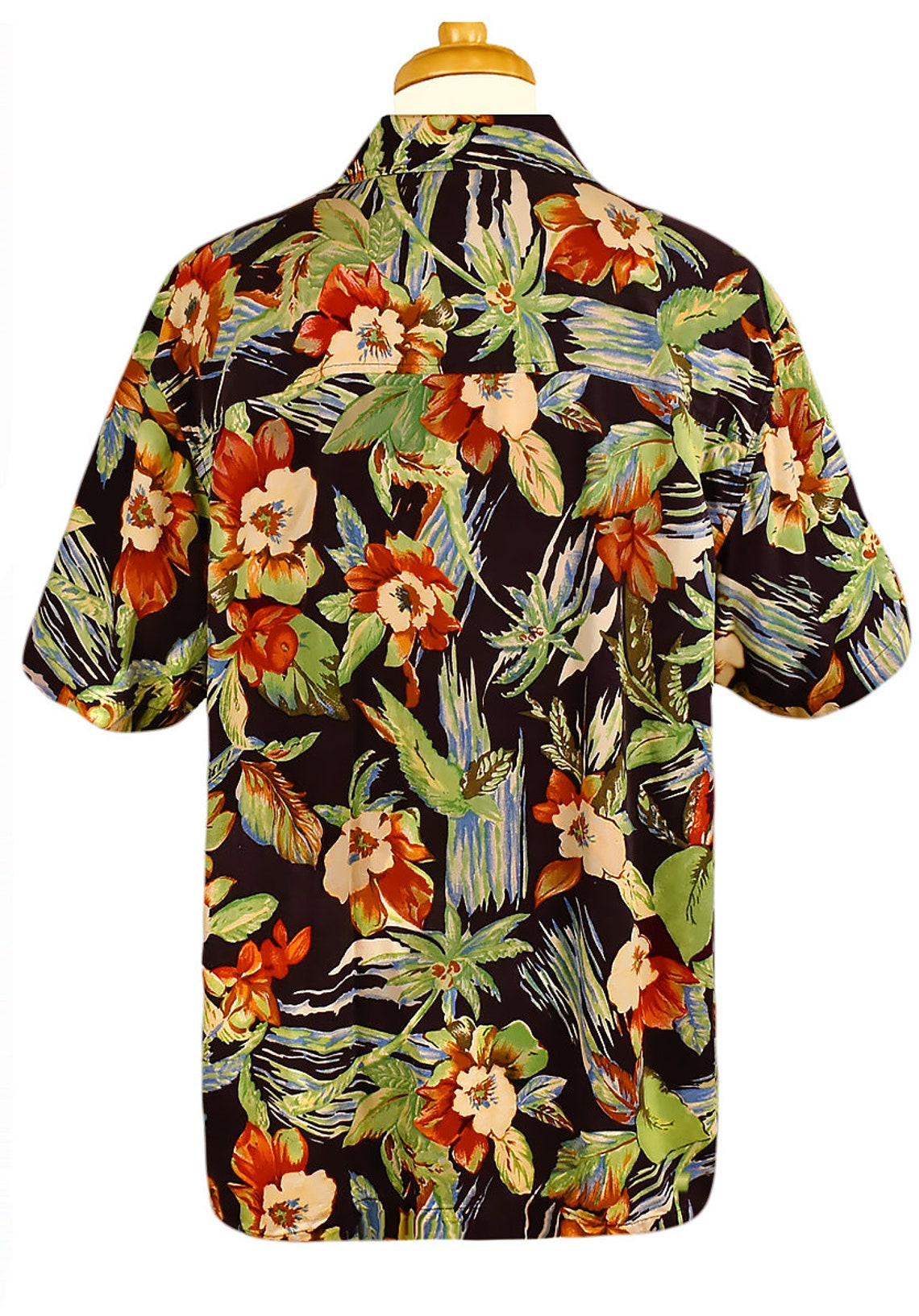 Mens Hawaiian Shirt Oversized Shirt Men Plus Size Men Tropical Pure