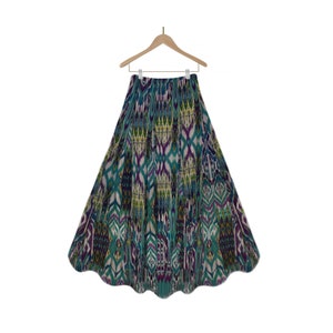 Women&#39;s Skirt- Maxi Skirt- Long Indian Skirt- Boho Skirt- Hippie Skirt- Southwest Skirt- Tribal Skirt- Ethnic Midi/Maxi Skirt- Long Skirt- S
