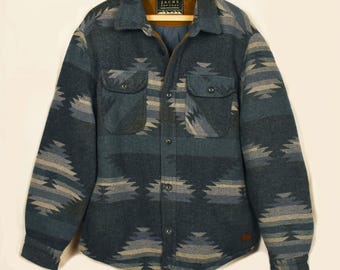 Jachs New York Wool Blend Jacket- Native American Print