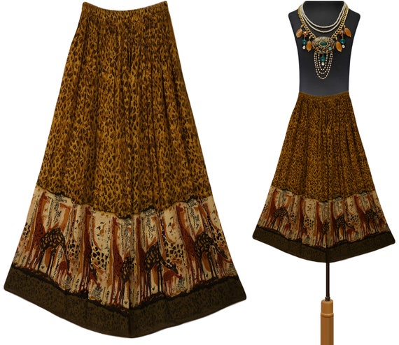 Womens Long Skirt- Boho Skirt- Tapestry Skirt- Hi… - image 7