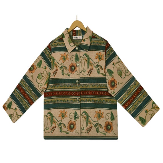 Jackets & Coats, Tapestry Puffer Jacket
