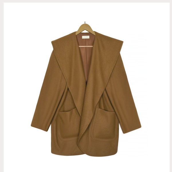 shawl collar winter coats