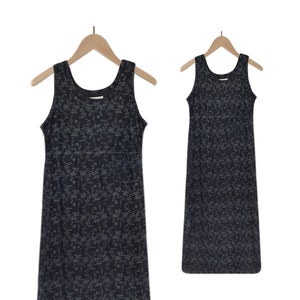 Denim Maxi Kleid- Jeanskleid- Jeanskleid- Blaues Jeanskleid- Langes Jeanskleid- Jeans Maxi Kleid- 90er Jahre Denim Kleid- Etuikleid- Damenkleid