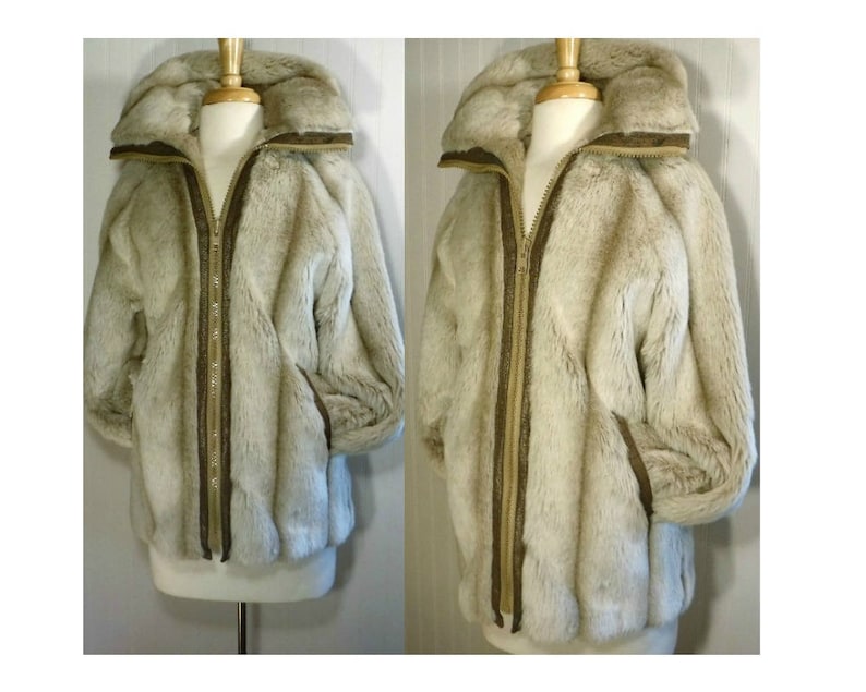 Wintermantel Kunstpelz Pelz Etsy Damen Mantel wCO70SqU