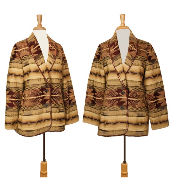 Tapestry Jacket- Tribal Jacket- Tapestry Coat- Eth