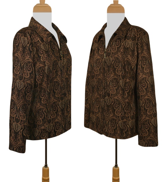 Christopher Banks Jacket- Vintage Tapestry Coat- … - image 6