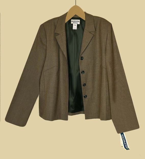 Womens Pendleton Jacket- Pendleton Suit Jacket- V… - image 4