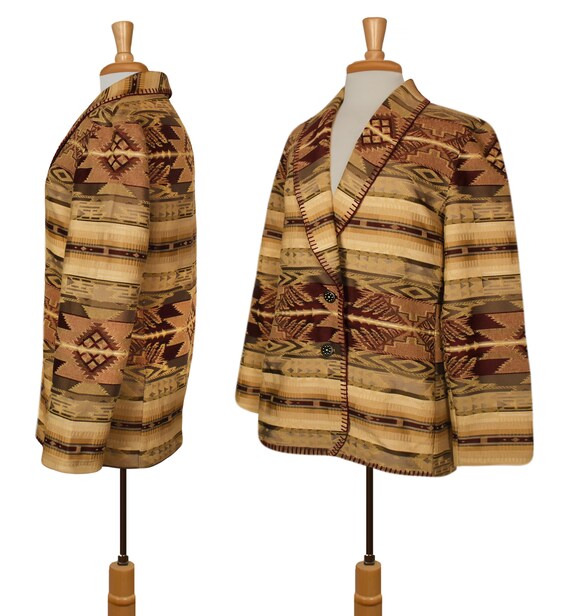 Tapestry Jacket- Tribal Jacket- Tapestry Coat- Et… - image 7