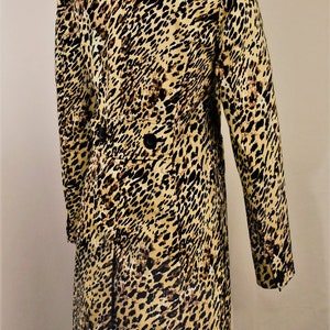 Women's coat, leopard coat, leopard print coat, long coat, leopard overcoat, maxi coat, animal print coat, ladies coat, Vintage leopard Coat image 6