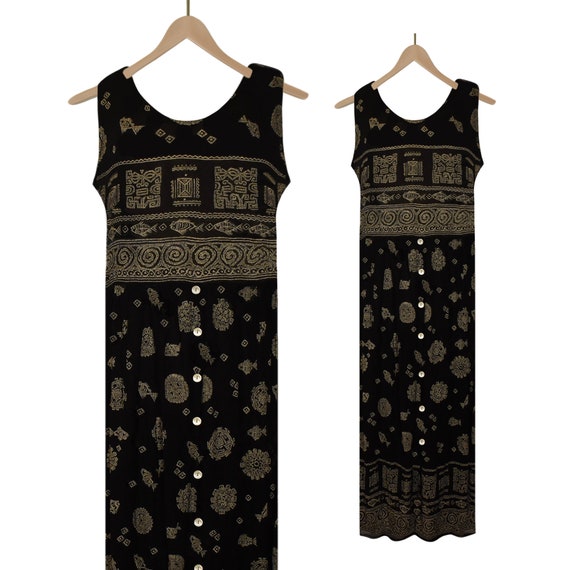 Womens Dress- Womens Long Dress- Rayon Dress Indi… - image 1