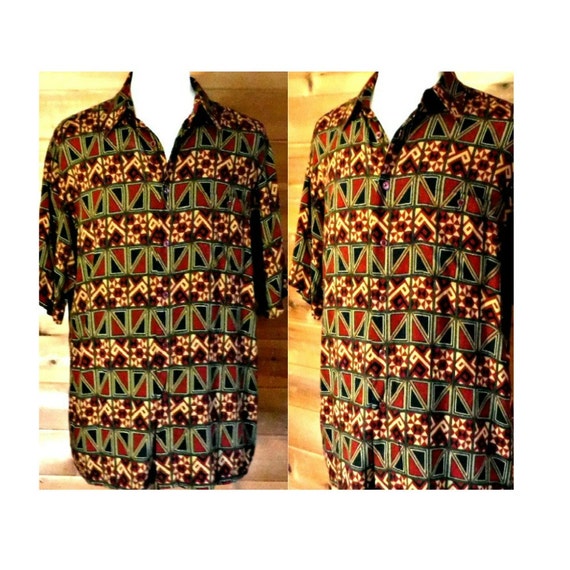 Men's Shirt- Summer Shirt- Short Sleeve Shirt- Sou