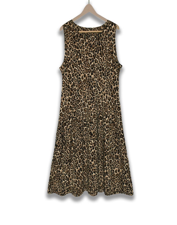 Women's Leopard Dress- Leopard Print Dress- Leopa… - image 4