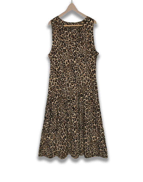 Leopard Dress- Leopard Print Dress- Women's Dress… - image 4