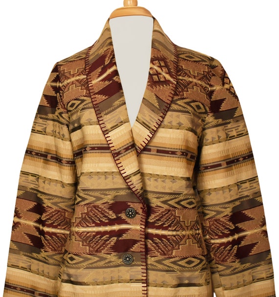 Tapestry Jacket- Tribal Jacket- Tapestry Coat- Et… - image 10