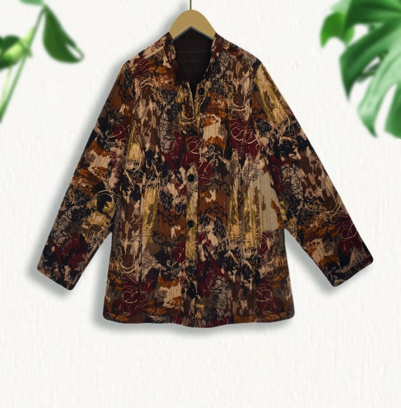 Quilted Jacket- Quilt Jacket Women- Quilt Coat- W… - image 2