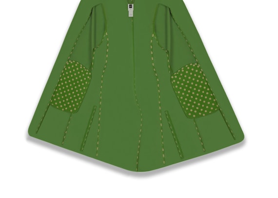 Women's Coat- Lime Green Jacket- Lime Green Coat-… - image 6