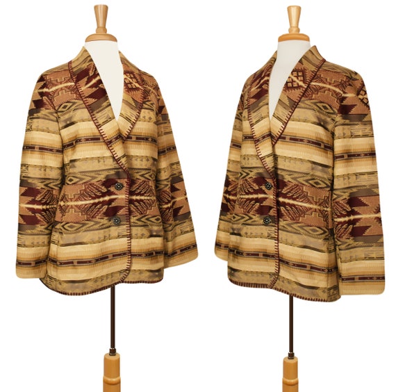 Tapestry Jacket- Tribal Jacket- Tapestry Coat- Et… - image 4