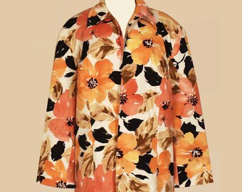 Alfred Dunner Plus Size Jacket Plus Size Floral Jacket Womens Jacket Size 20 Floral Jacket Size 20 Wide Alfred Dunner Floral Jacket Etsy