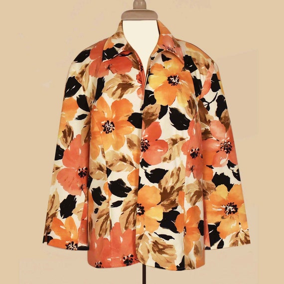 Alfred Dunner Plus Size Jacket- Plus Size Floral … - image 6