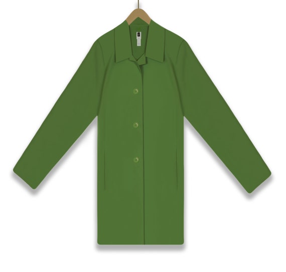 Women's Coat- Lime Green Jacket- Lime Green Coat-… - image 3
