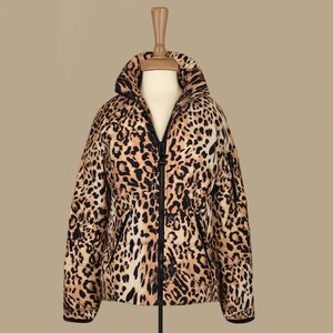 Leopard Print Jacket- Leopard Puffer Jacket- Animal Print Leopard Print Jacket- Leopard Puffer Jacket- Animal Print
