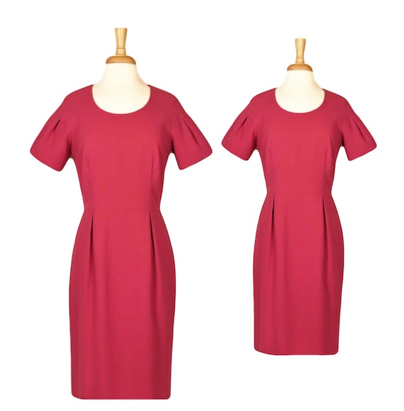 Calvin klein hot pink sheath dress sale
