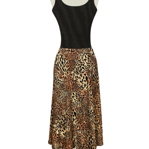 Leopard Print Skirt Leopard Print Animal Print Cheetah Print Women's Skirt Ladies Leopard Skirt Midi Skirt Women's Leopard Skirt image 2