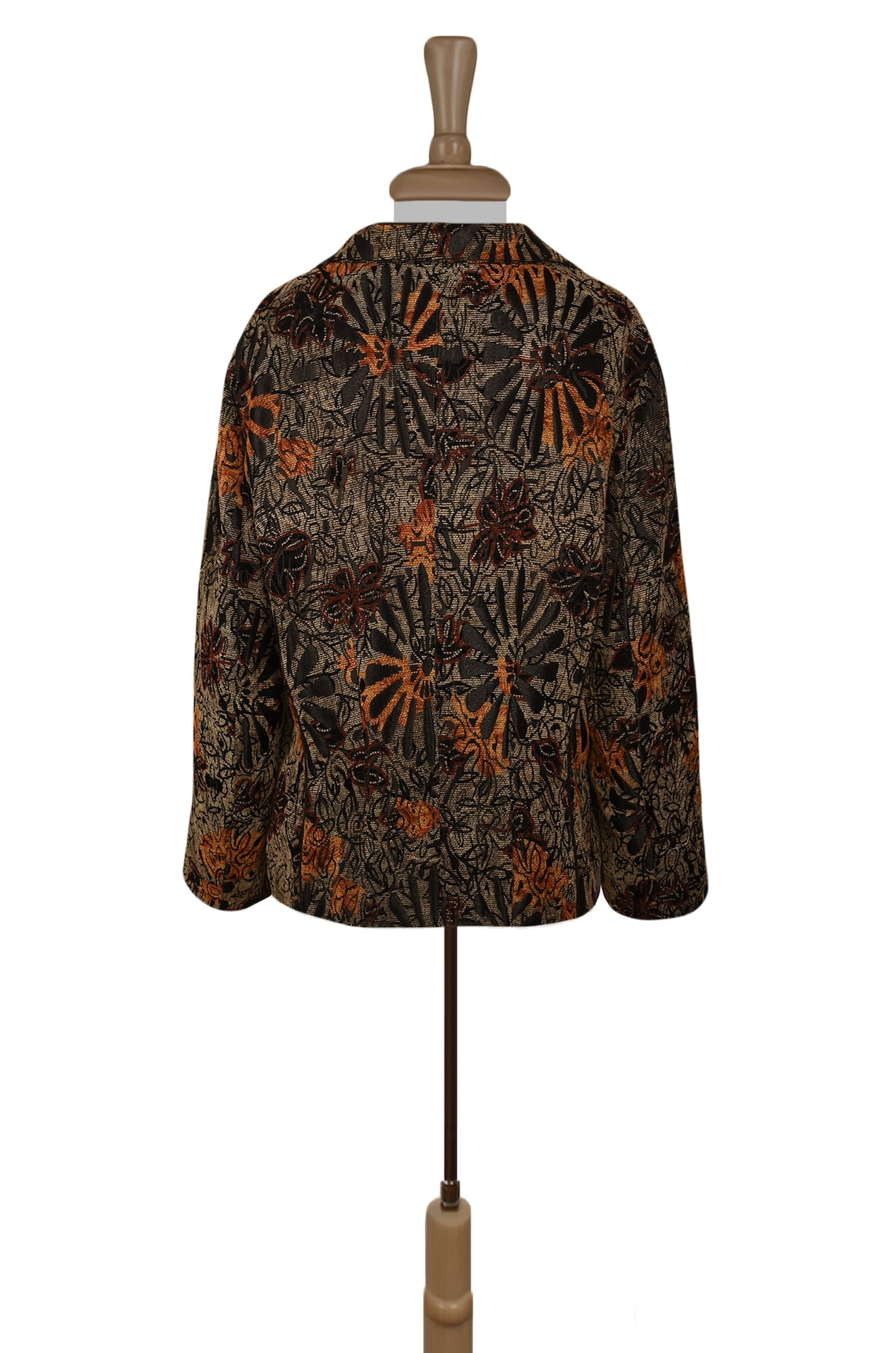 Tapestry Jacket Tapestry Coat Vintage Tapestry Jacket Carpet Coat Plus