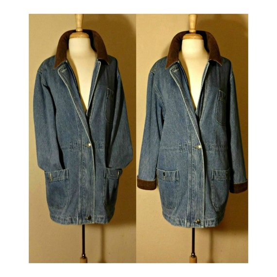 long jean coat